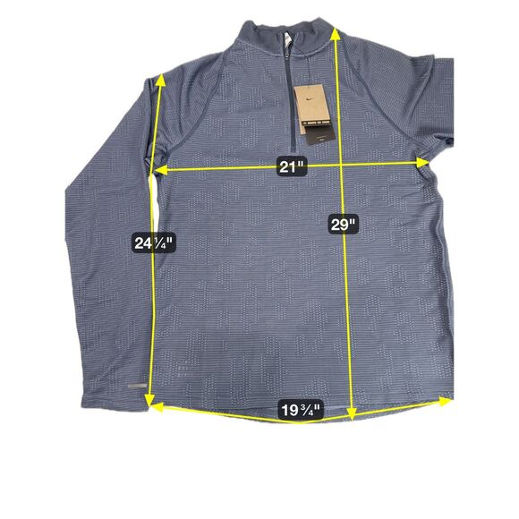 Nike Pinnacle Running Division Black Top 1/4 Zip Mens Medium FZ1121-010 $150 NEW - Picture 2 of 12